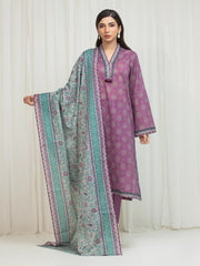 Printed Lawn Suit - EWU6A1-36662-3P