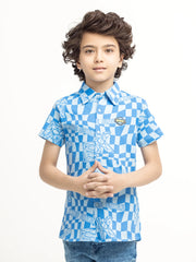 Boy's Light Blue Shirt - EBTS5-27630