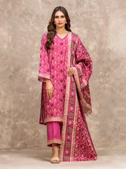 Unstitched Printed Lawn Suit - EWU6A1-36523-3P