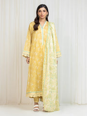 Printed Lawn Suit - EWU6A1-36757-3P
