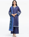 Pret 3Pc Embroidered Dobby Suit - EWTKE24-81337-3P