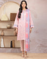 Unstitched Pink Printed Lawn 3 Piece - EWU5A1-35217-3P