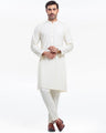 Men's Cream Kurta Pajama - EMTKPT25-051