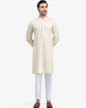 Men's Beige Kurta - EMTK25-99492