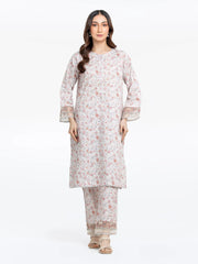 Pret 2Pc Embroidered Dobby Shirt Trouser - EWTKE24-81457ST