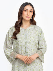 Pret 2Pc Embroidered Dobby Shirt Trouser - EWTKE24-81463ST