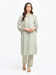 Pret 2Pc Embroidered Dobby Shirt Trouser - EWTKE24-81463ST