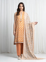 Printed Khaddar Suit - EWU6A3-37019-3P