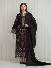 Unstitched Embroidered Jacquard Suit - EWU6V3-33466-3P