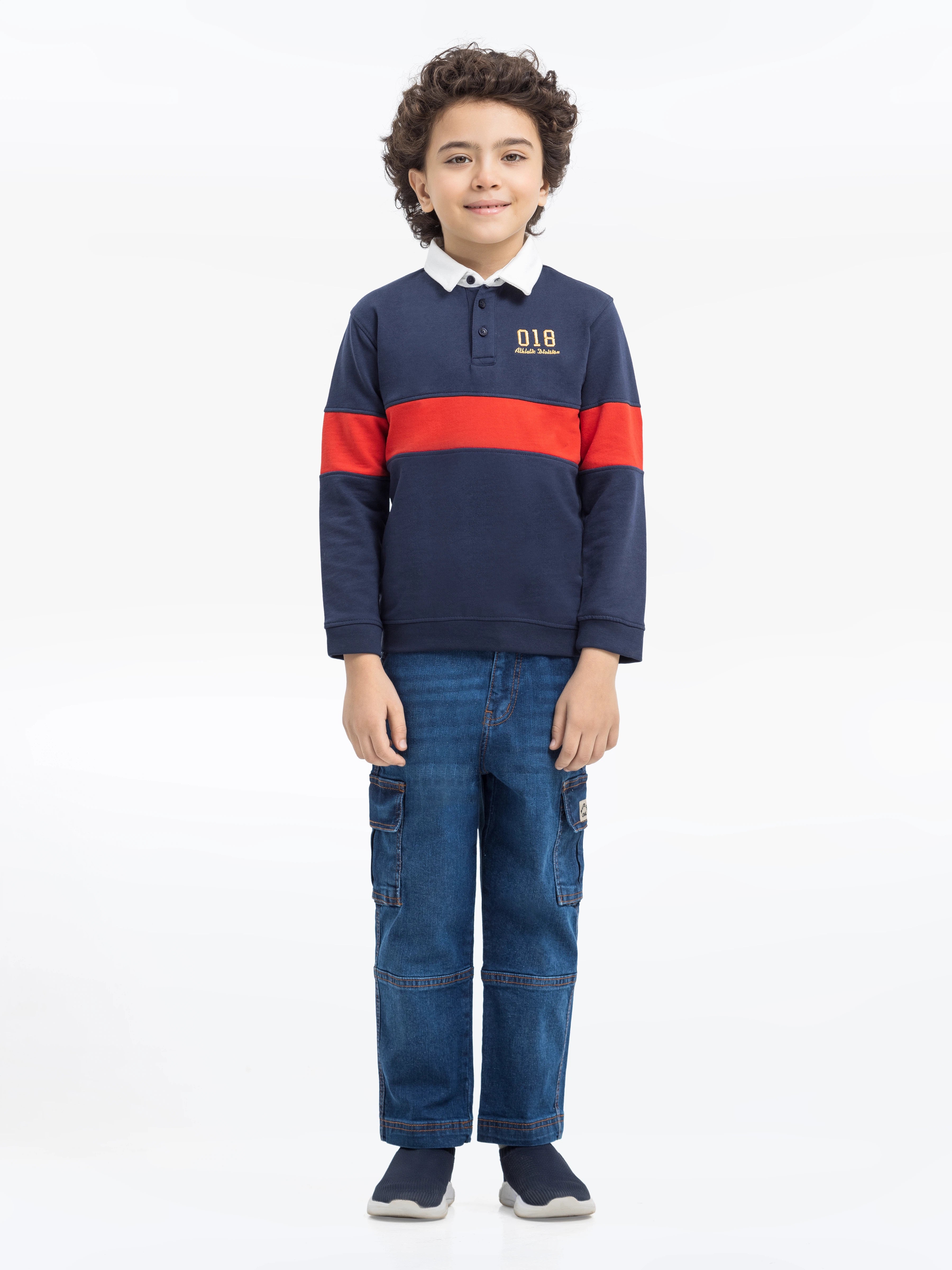 Boy's Navy Sweatshirt - EBTSS24-004