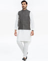 Men's Grey Waist Coat - EMTWCP24-35927