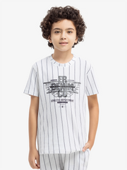 Boy's White Co Ord Set - EBTCS5-025