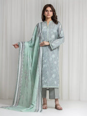 Printed Lawn Suit - EWU6A1-36726-3P
