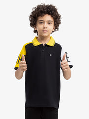 Boy's Black Polo Shirt - EBTPS5-013