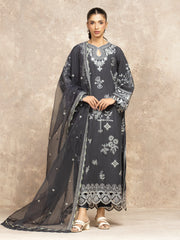Unstitched Embroidered Viscose Suit - EWU5V19-32047-3P