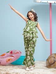 Girl's Green Jumpsuit - EGTJS5-001