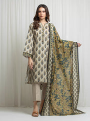 Printed Lawn Suit - EWU6A1-36693-3P