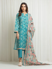 Printed Lawn Suit - EWU6A1-36646-3P
