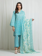 Printed Lawn Suit - EWU6A1-36663-3P