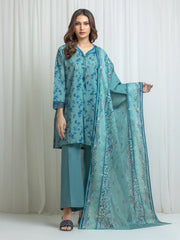 Printed Lawn Suit - EWU6A1-36690-3P