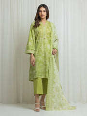 Printed Lawn Suit - EWU6A1-36698-3P