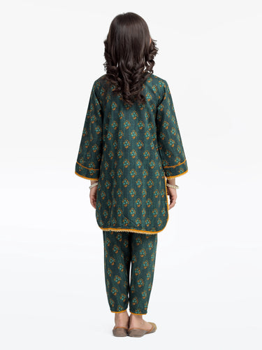 Girl's Khaddar Co-ord Set - EGTKP24-70791ST