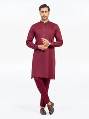 Men's Maroon Kurta Pajama - EMTKPT5-065