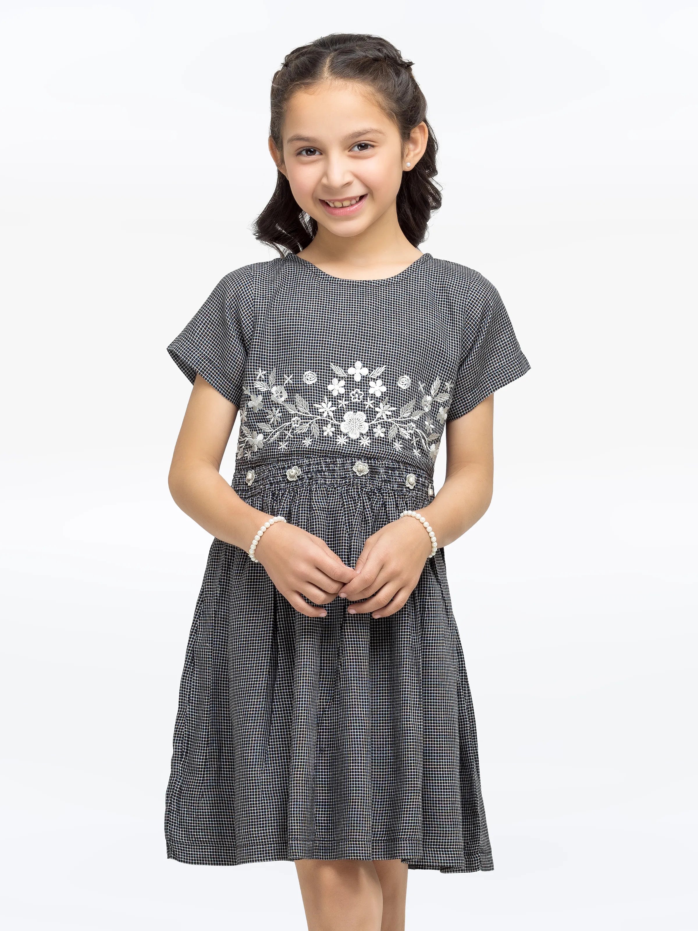 Girl's Black Frock - EGTF24S-200091