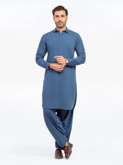 Men's Blue Kurta Shalwar - EMTKST5-99570