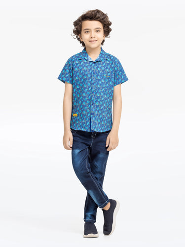 Boy's Blue Shirt - EBTS5-27605