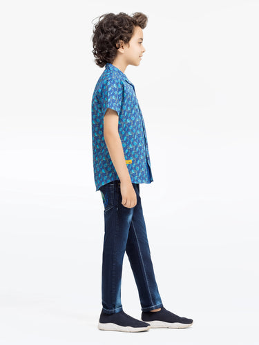 Boy's Blue Shirt - EBTS5-27605