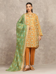 Unstitched Printed Khaddar Suit - EWU5A3-36050-3P