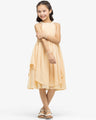 Girl's Light Peach Frock - EGTF24S-200095