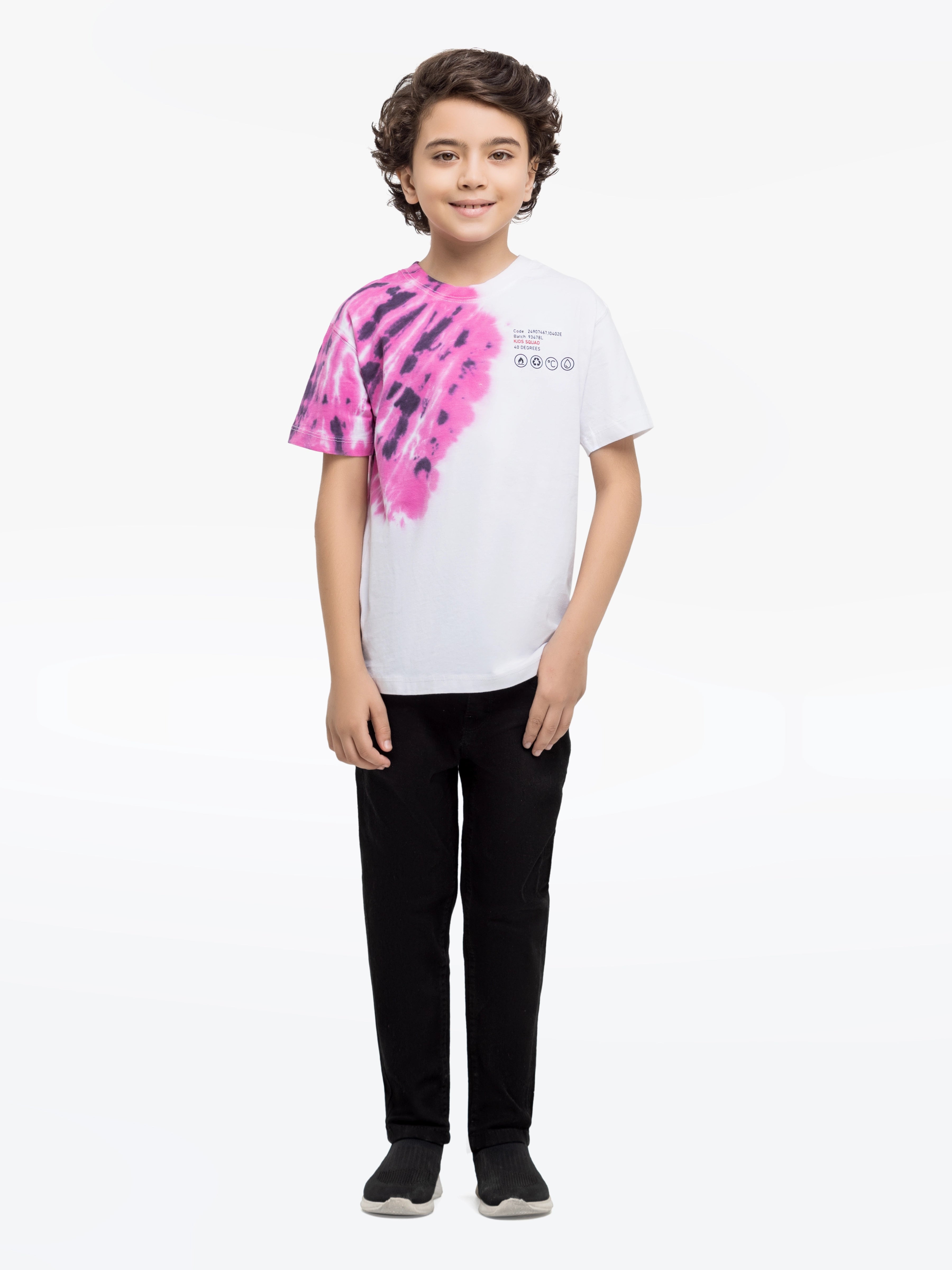 Boy's White T-Shirt - EBTTS24-060