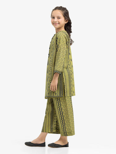 Girl's Olive Green Pret - EGTKP24-70787ST