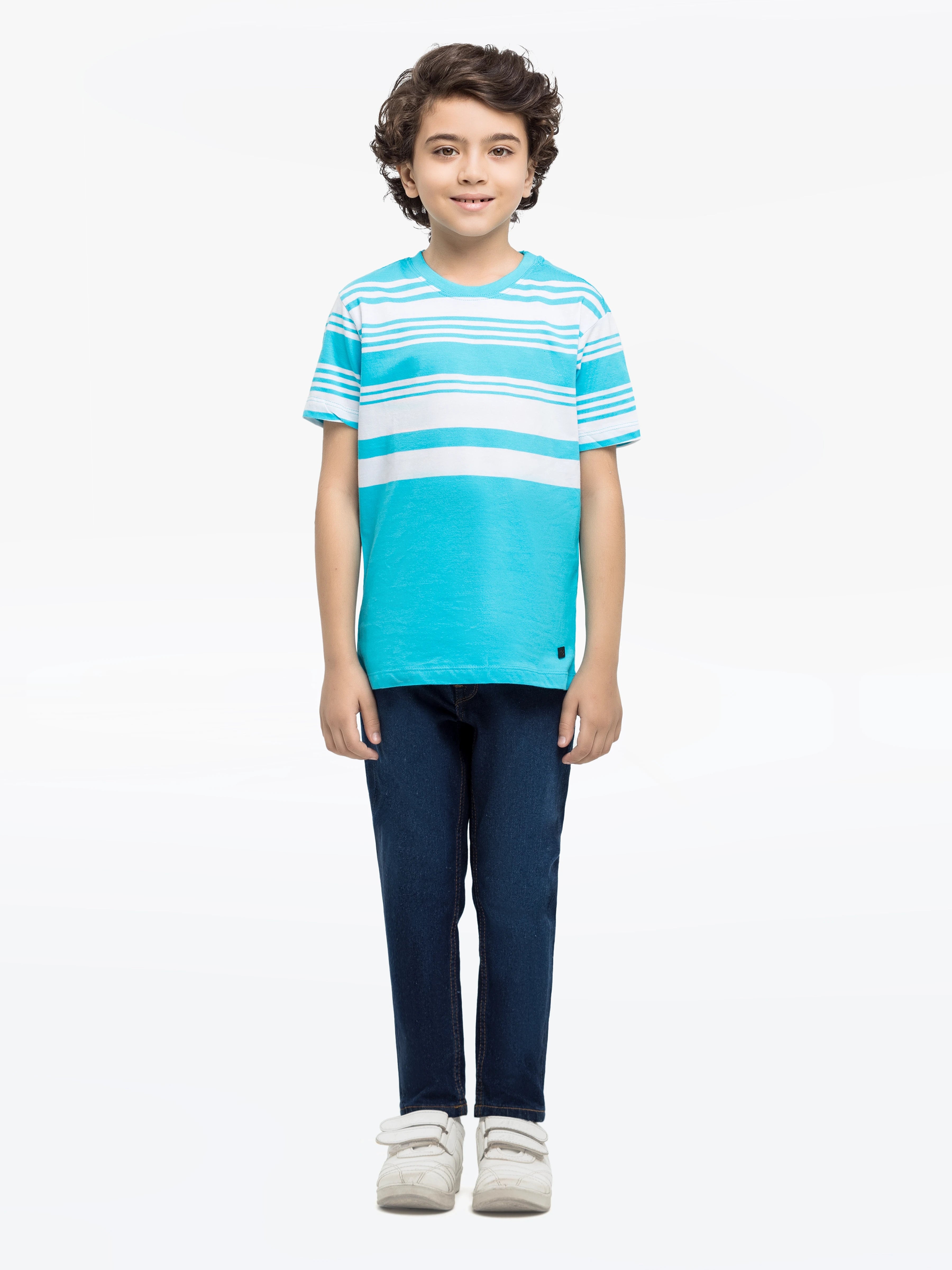 Boy's Aqua T-Shirt - EBTTS24-012