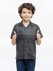 Boy's Black Shirt - EBTS24-27568