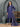 Unstitched Navy Blue Printed Cambric 3 Piece - EWU5A2-35818-3P