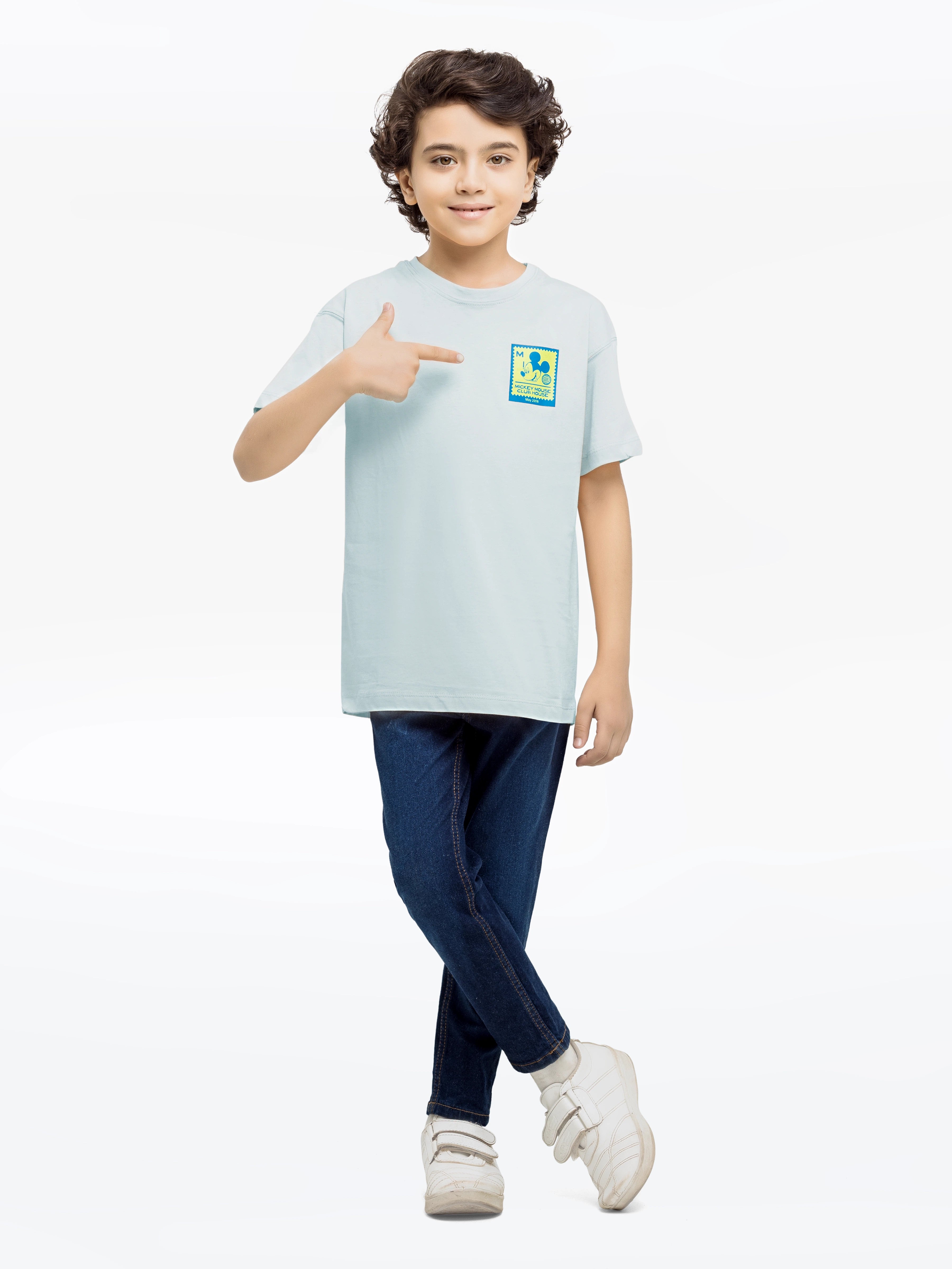 Boy's Mint Blue T-Shirt - EBTTS24-069