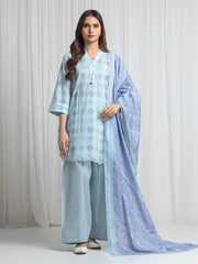 Printed Lawn Suit - EWU6A1-36722-3P