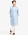 Boy's Ice Blue Kurta - EBTK25-4000