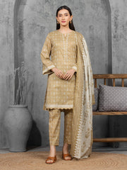 Unstitched Printed Lawn Suit - EWU6A1-36519-3P