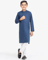 Boy's Blue Kurta - EBTK25-4001