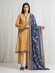 Printed Lawn Suit - EWU6A1-36767-3P