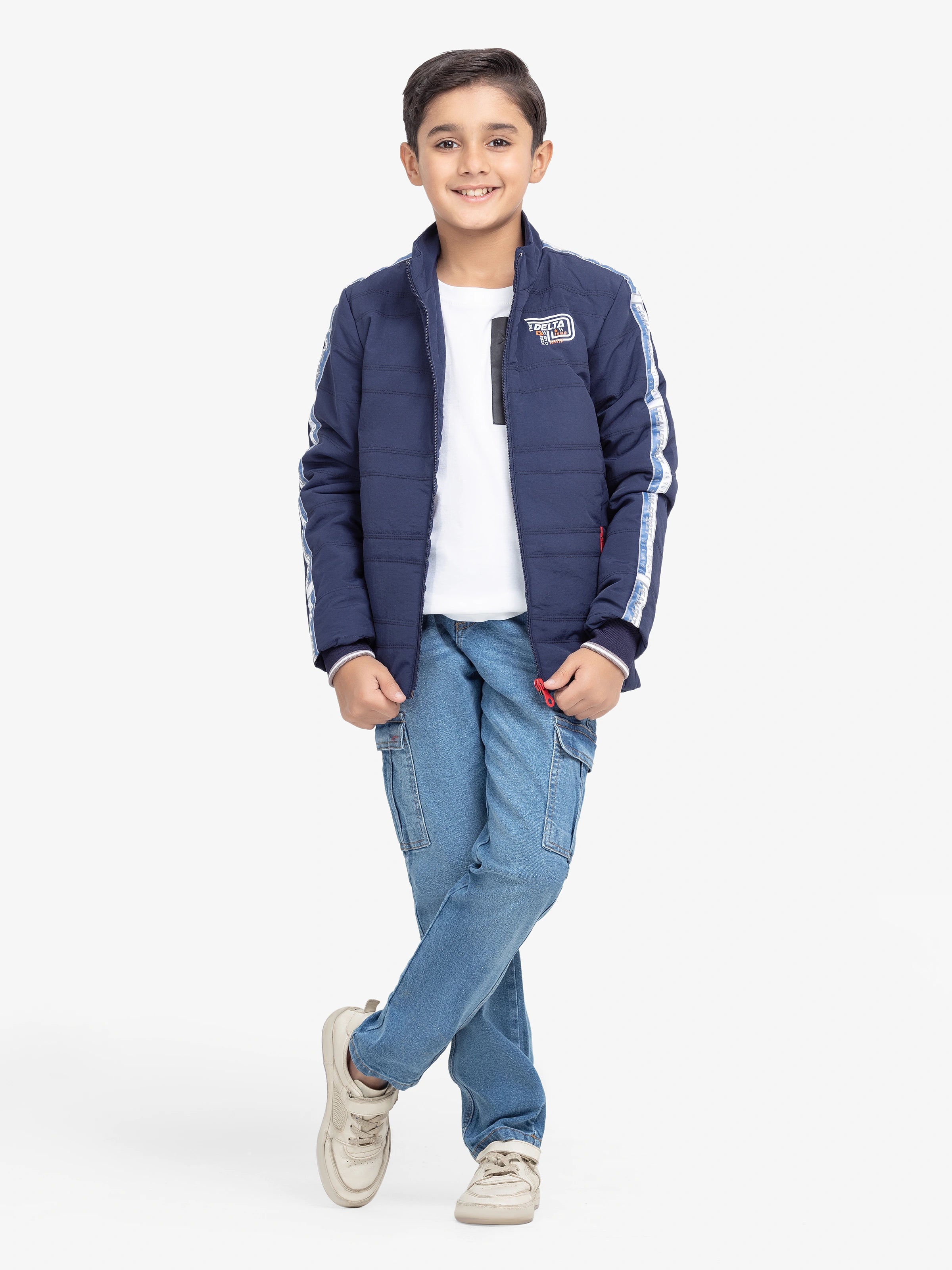 Boy's Navy Blue Jacket - EBTJP24-009