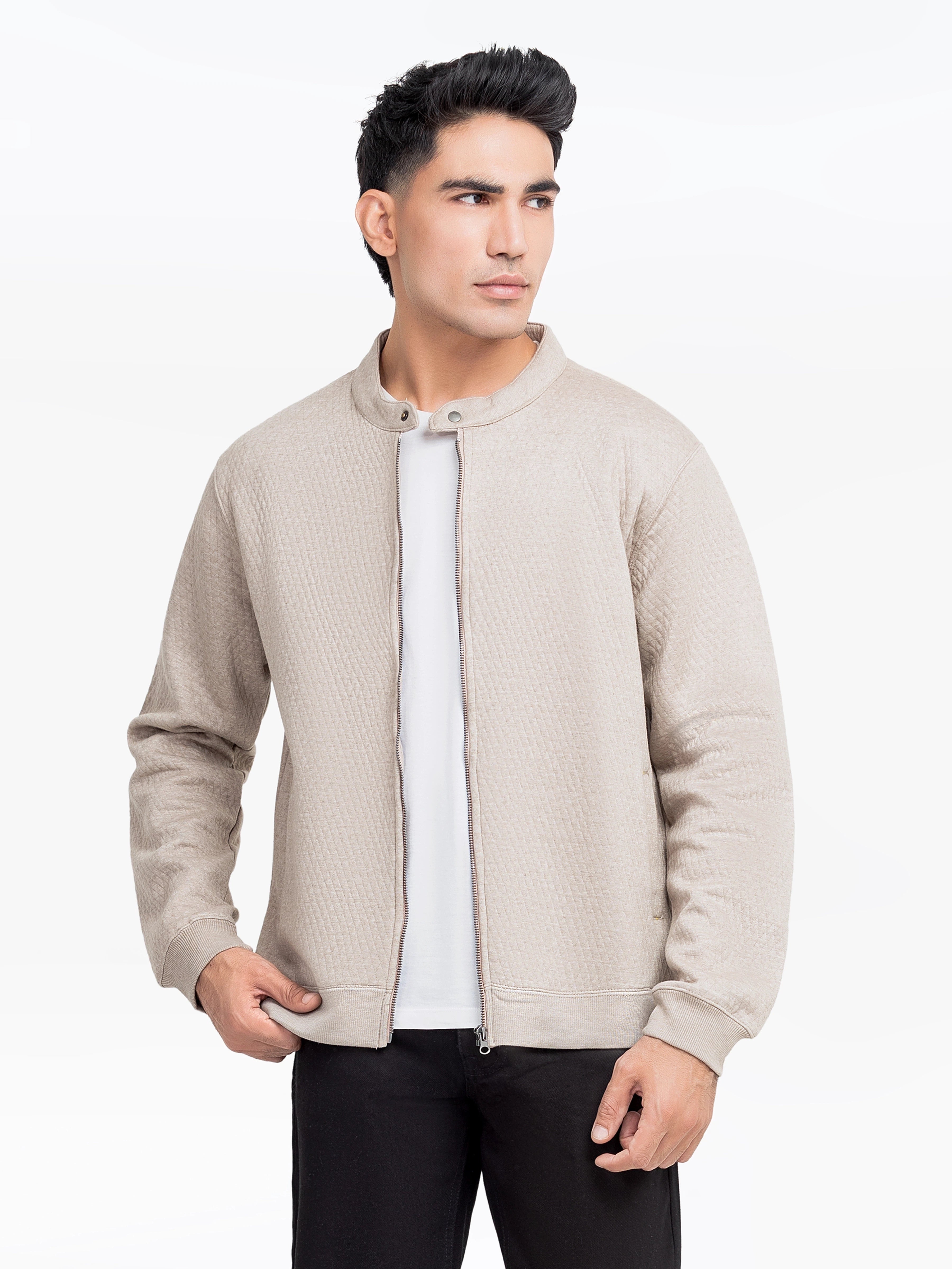 Men's Beige Jacket - EMTJK24-001