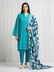 Printed Lawn Suit - EWU6A1-36762-3P