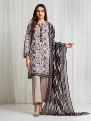Printed Zari Lawn Suit - EWU6M6-107-3P