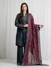 Printed Zari Lawn Suit - EWU6M6-072-3P