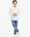 Boy's Cream Shirt - EBTS24-27570